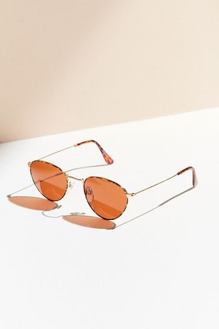 Vintage + Driver Round Sunglasses