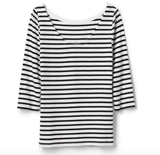 Gap + Modern Elbow Length Sleeve Ballet-Back T-Shirt