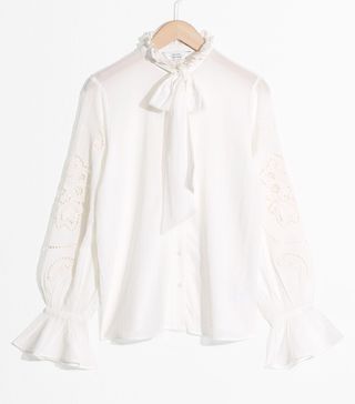 & Other Stories + Tie Detail Blouse