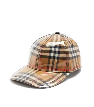 Burberry + Laminated Vintage Check Cap