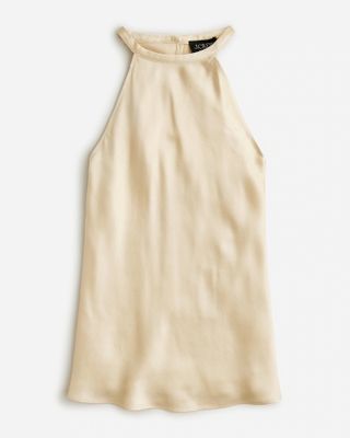 J.Crew + Collection Amber Top in Luster Crepe