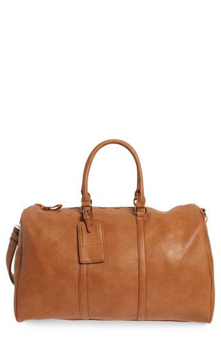 Sole Society + 'Lacie' Faux Leather Duffel Bag -