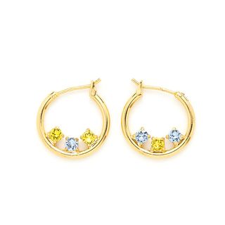 Louise Damas + Chloé Mini hoop earrings