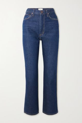 Agolde + Pinch Waist High-Rise Straight-Leg Jeans