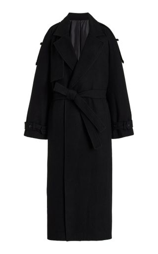 The Frankie Shop + Suzanne Wool-Blend Trench Coat