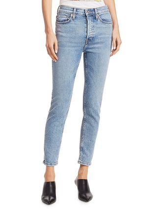 Re/Done + High-Rise Ankle Crop Comfort Stretch
