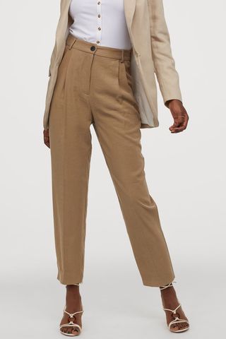H&M + Fitted Twill Pants