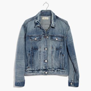 Madewell + The Boxy-Crop Jean Jacket in Woodcourt Wash