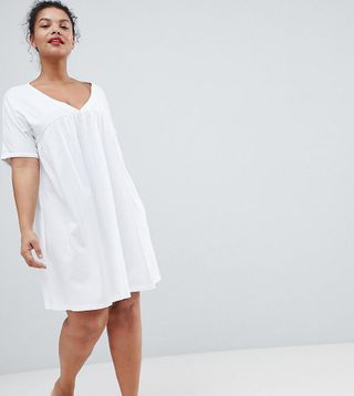 ASOS Curve + Ultimate Cotton Smock Dress