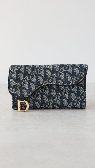 Shopbop Archive + Dior Saddle Compact Trifold Wallet