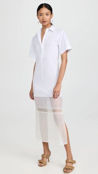 Helmut Lang + Shirt Dress