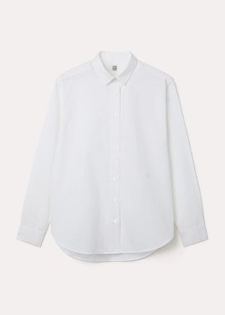 Totême + Signature Cotton Shirt White