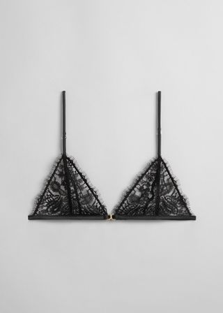 & Other Stories + Floral Lace Soft Bra