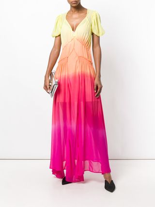 Attico + Tie Dye Maxi Dress