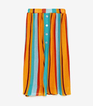 Zara + Striped Skirt