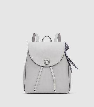Zara + Backpack With Metal Clasp