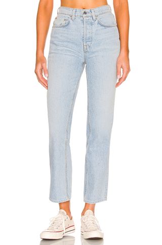 Grlfrnd + Cassidy Mid Rise Straight Jeans