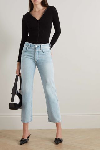 Citizens of Humanity + Emery Cropped Straight-Leg Organic Jeans