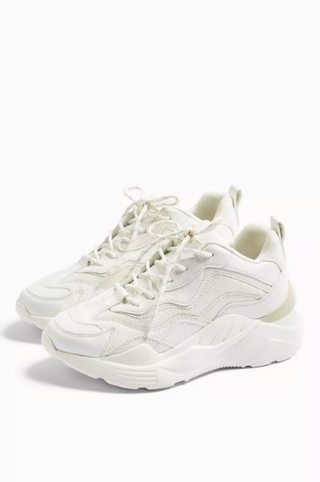 Topshop + White Chunky Trainers