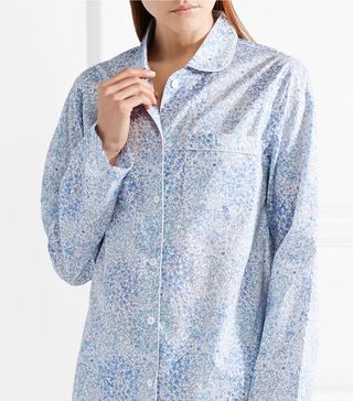 Three J Nyc + Josephine Printed Cotton-Voile Pajama Set