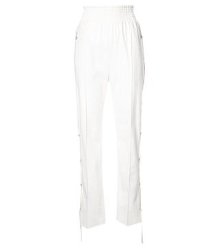 Area + Side-Striped Straight-Leg Trousers