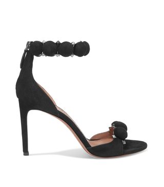 Alaia + Bombe Studded Suede Sandals
