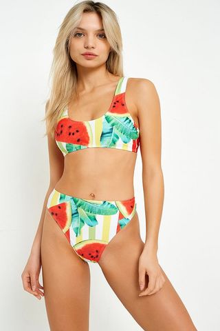 Jaded London + Crop Bikini Top