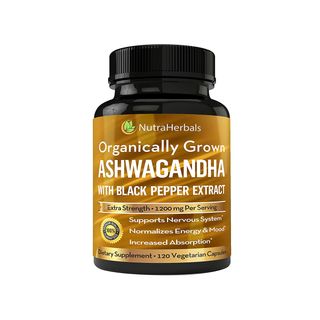 NutraHerbals + Ashwagandha With Black Pepper Extract