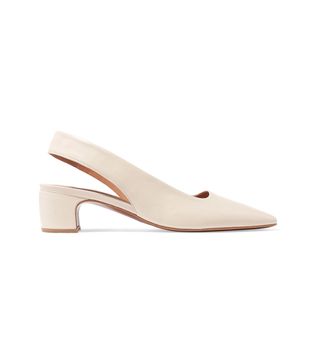 By Far + Danielle Leather Slingback Pumps