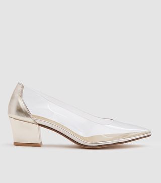 Maryam Nassir Zadeh + Forma Pump in Gold Calf