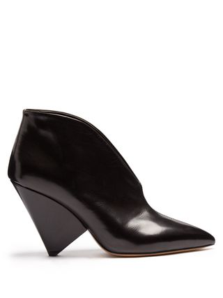 Isabel Marant + Adenn Leather Ankle Boots