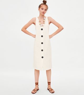 Zara + Rustic Button-Up Dress