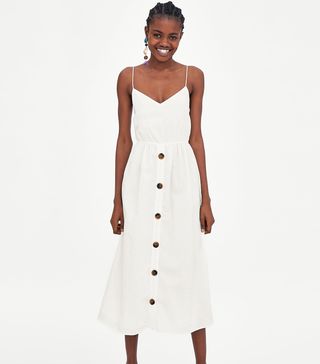 Zara + Dress With Knot at the Back