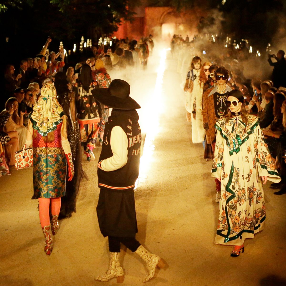 Inside Gucci's Cruise 2019 Show in France | Who What Wear