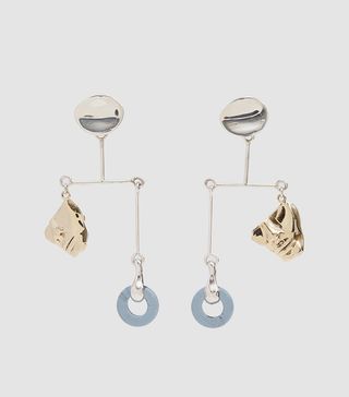 Faris + Portra Mobile Earrings in Silver