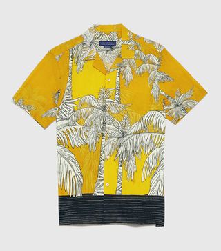 Zara + Palm Tree Voile Shirt