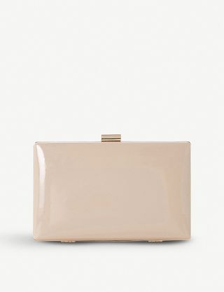 Dune + Brocco Patent Clutch Bag