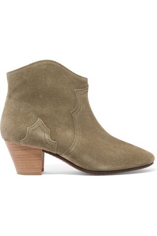 Isabel Marant Étoile + The Dicker Suede Ankle Boots