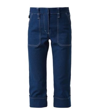 Chloé + Mid-Rise Cropped Jeans