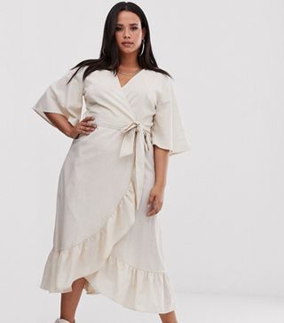 Unique21 + Linen Wrap Dress