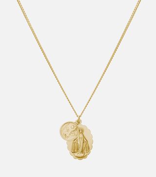 Miansai + Mini Saints Necklace, Gold
