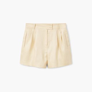 Mango + Linen-Blend Shorts
