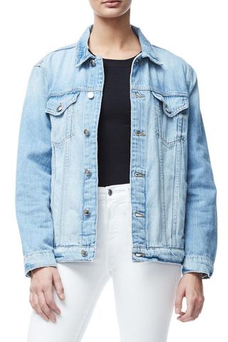 Good American + Oversized Denim Jacket | Blue035