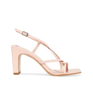 By Far + Carrie Leather Slingback Sandals
