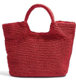 Topshop + Brighty Straw Tote Bag