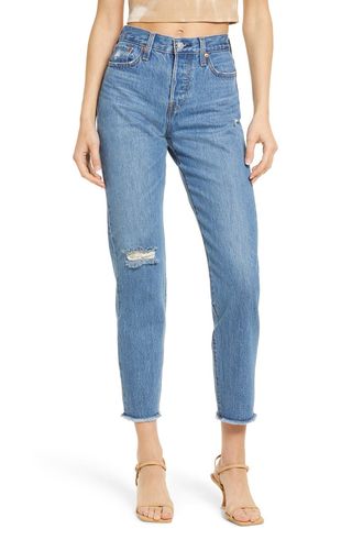 Levi's + Wedgie Icon Fit High Waist Nonstretch Straight Leg Jeans