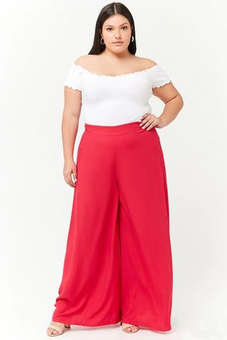 Forever 21 + High-Waist Palazzo Pants