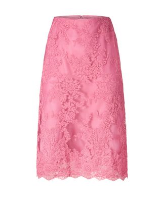 Marchesa + Corded Lace A-Line Skirt