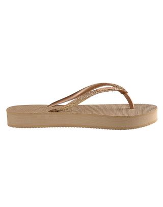 Havaianas + Havaianas Slim Flatform Glitter Sandal