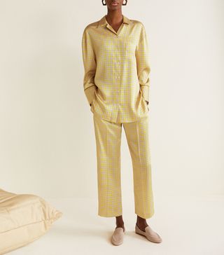 Mango + Pajama Style Printed Trousers